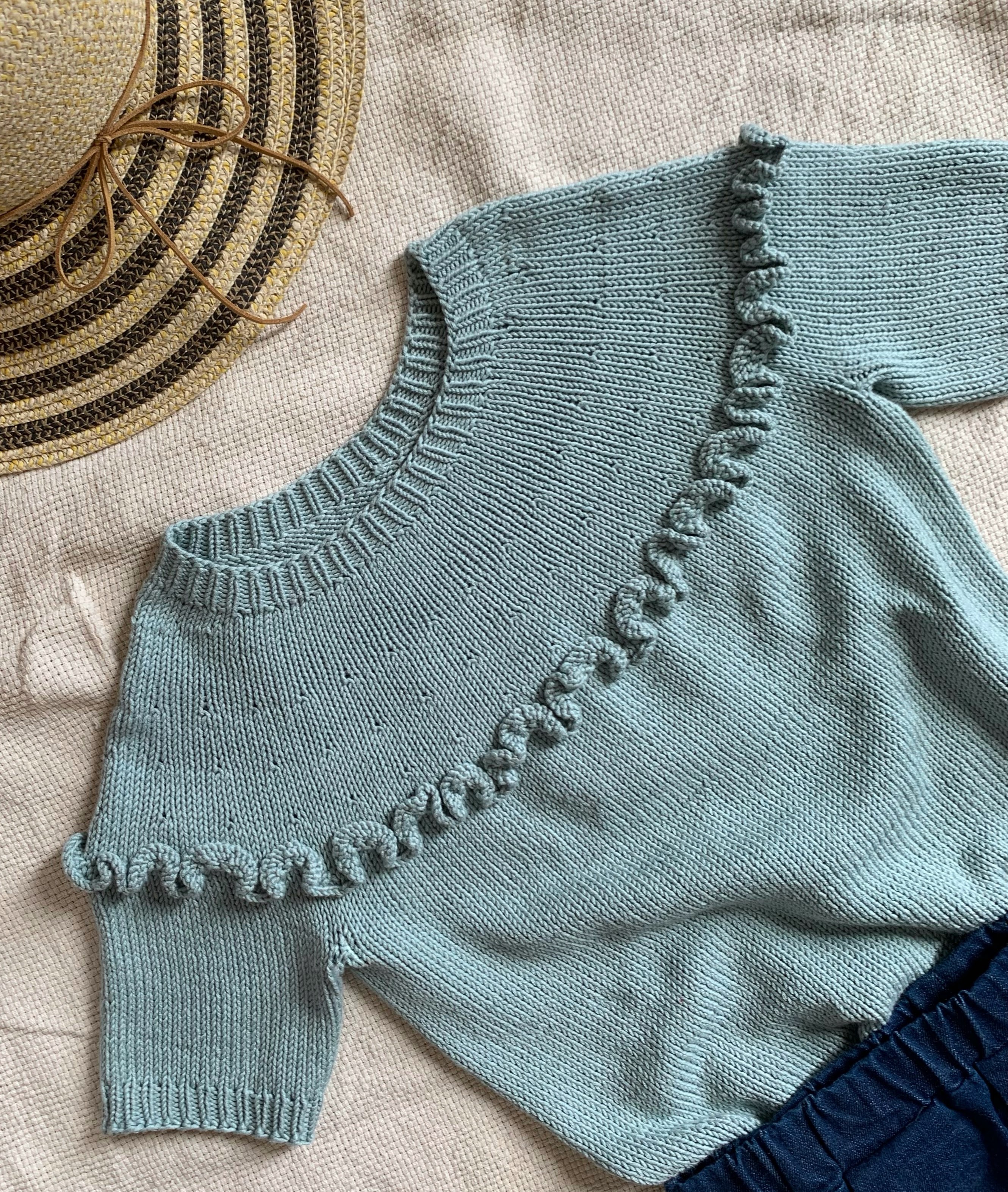 Tricoter un haut d&rsquo;été à froufrous – Summer Soufflé