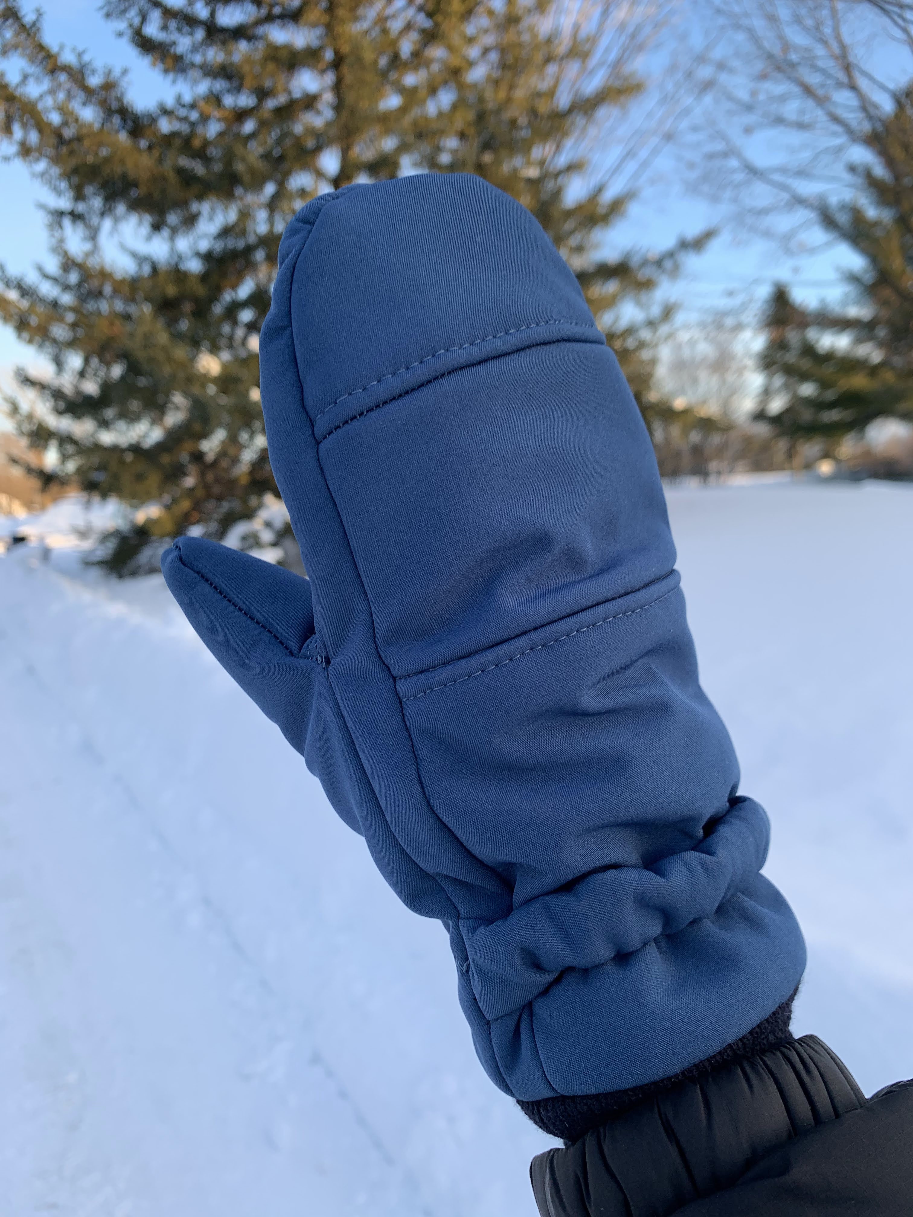 Coudre des moufles pour faire du ski !